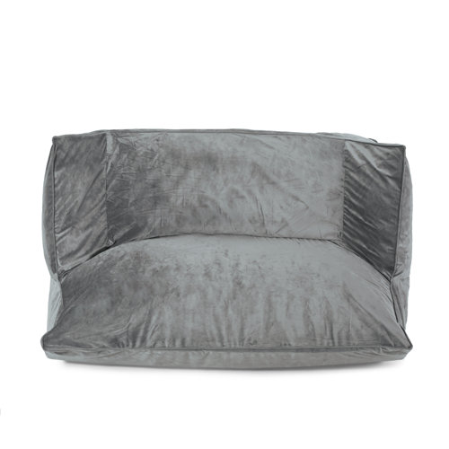 Trule Sadlier Velvet Bean Bag Sofa & Reviews Wayfair